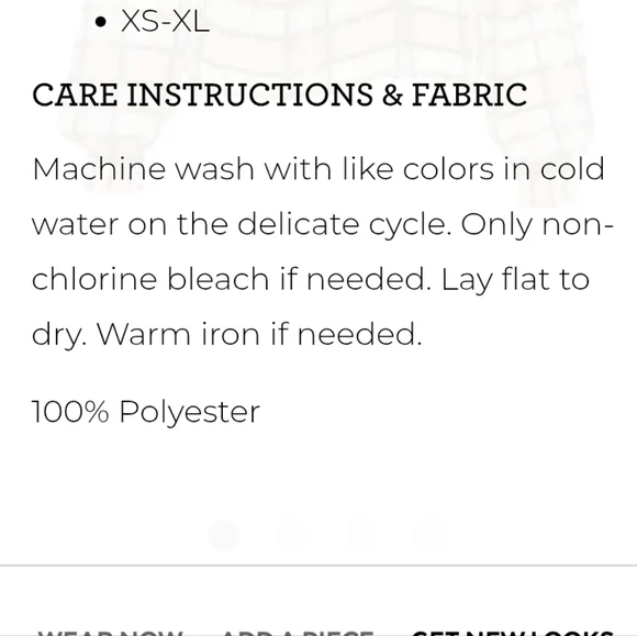 Cabi 6295 plaid whilst blouse size xs - Picture 9 of 9